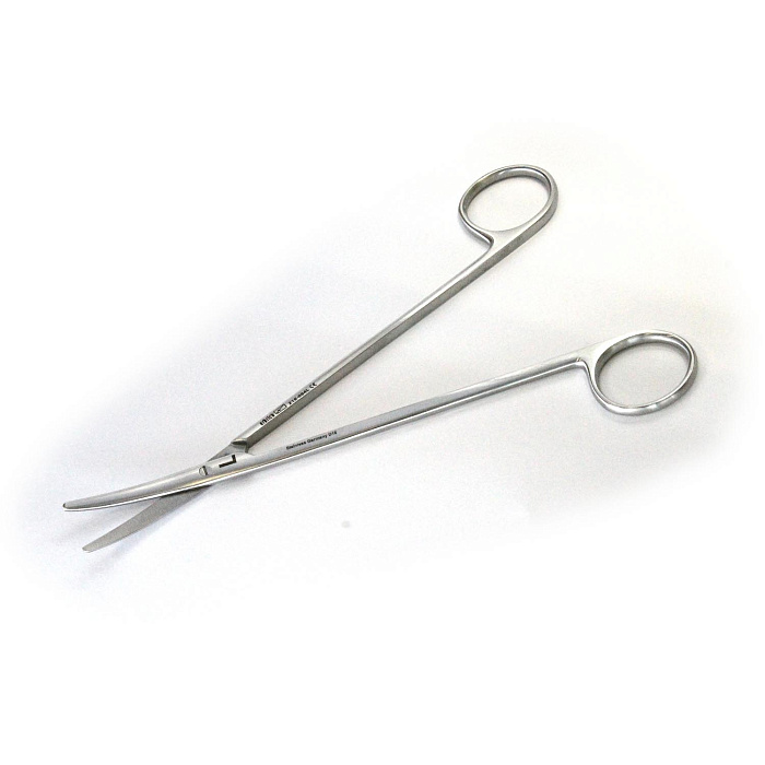 Ebrich Ножницы анатомические Metzenbaum-Nelson изогнутые 23 см СКИДКА 50%