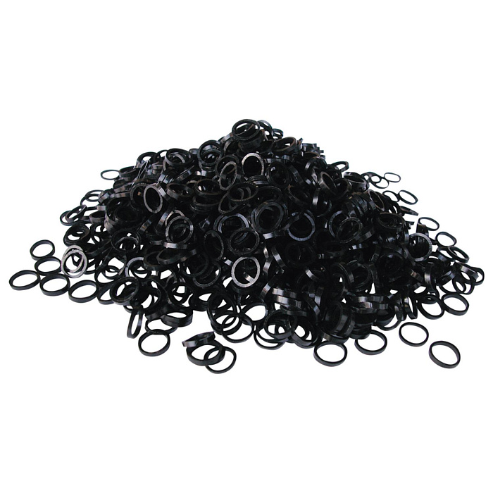 SHOW TECH латексные резинки 9 мм черные 1000 шт