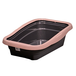 MPS туалет-лоток с бортом NELLA 58x37,5x18h см мокко СКИДКА 50%