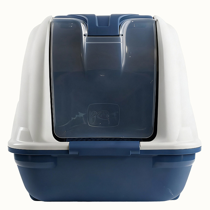 Био-туалет MPS NETTA MAXI для крупных кошек, 66х49х50 см, тёмно-синий