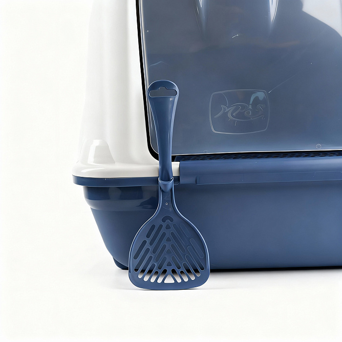 Био-туалет MPS NETTA MAXI для крупных кошек, 66х49х50 см, тёмно-синий