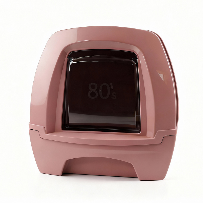 Био-туалет MPS 80'S MAXI для крупных кошек с выдвижным лотком 62х47х49см, бежевый