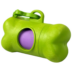 Биодиспенсер Mr.Kranch со сменным рулоном пакетов для выгула собак