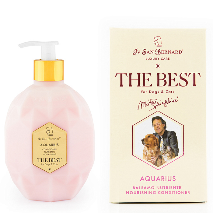 ISB The Best line Aquarius Кондиционер для восстановления и питания шерсти с экстрактом виноградной лозы 500 мл СКИДКА 40%