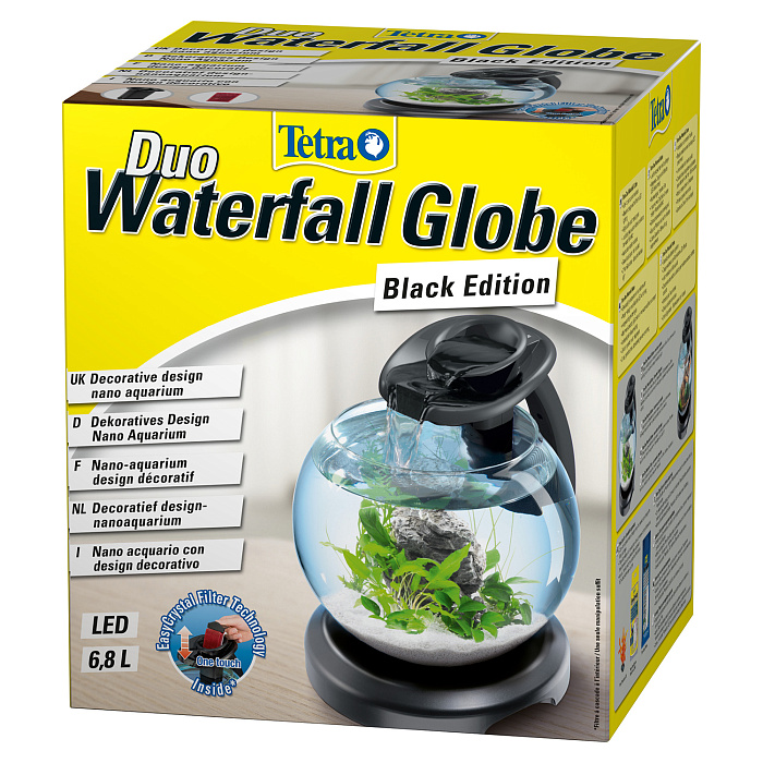 Tetra Cascade Globe Duo Waterfall аквариумный комплекс черный 6,8 л СКИДКА 60%