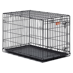 Клетка MidWest iCrate для собак 93х58х63h см, 1 дверь, черная Клетка MidWest iCrate для собак 93х58х63h см, 1 дверь, черная