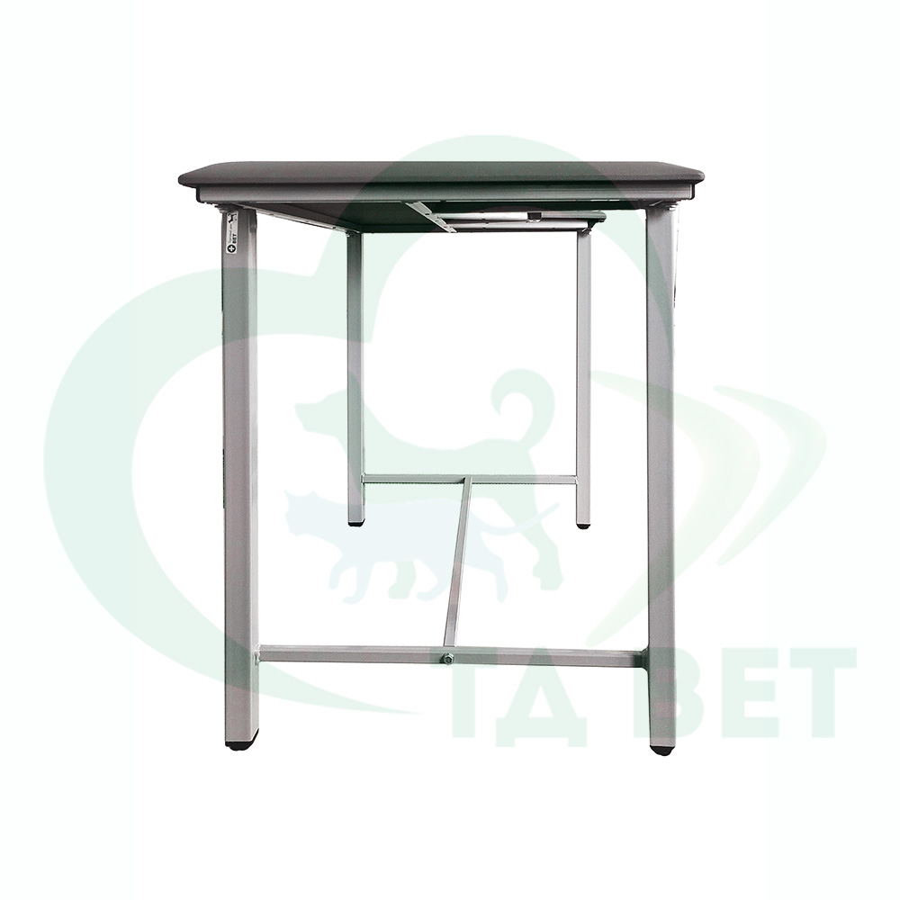 ТД ВЕТ Стол ветеринарный СВУ-5 для УЗИ, 1320x720x900, каркас серый, серая обивка