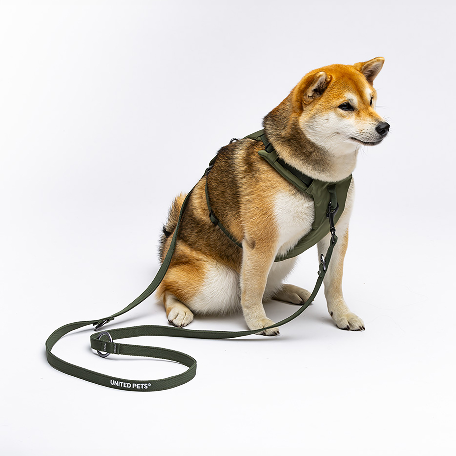 Шлейка United Pets для собак Citylife Y-образная M 20 x 57-78, хаки