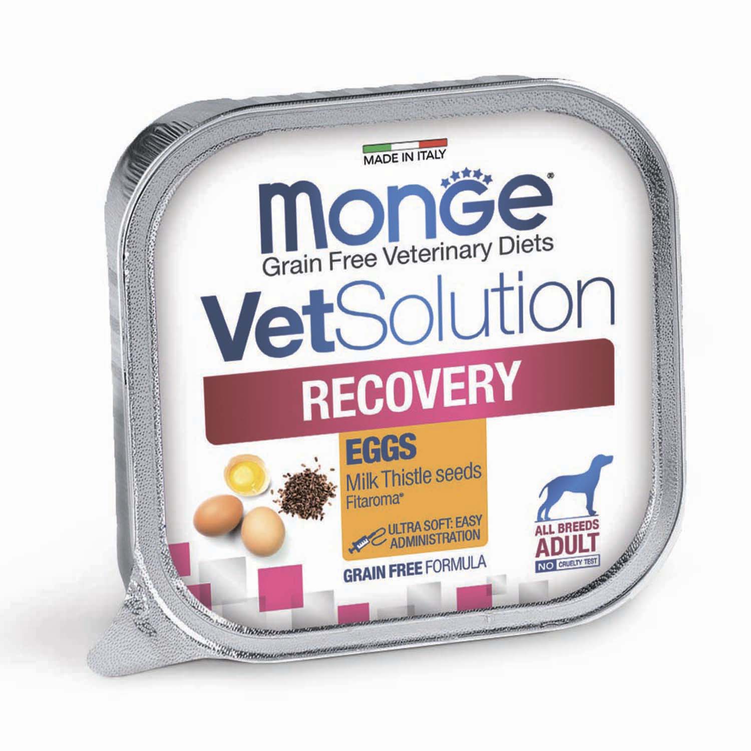 Диетический корм Monge VetSolution Dog Recovery Рекавери для собак при восстановлении питания в период выздоровления 150 г