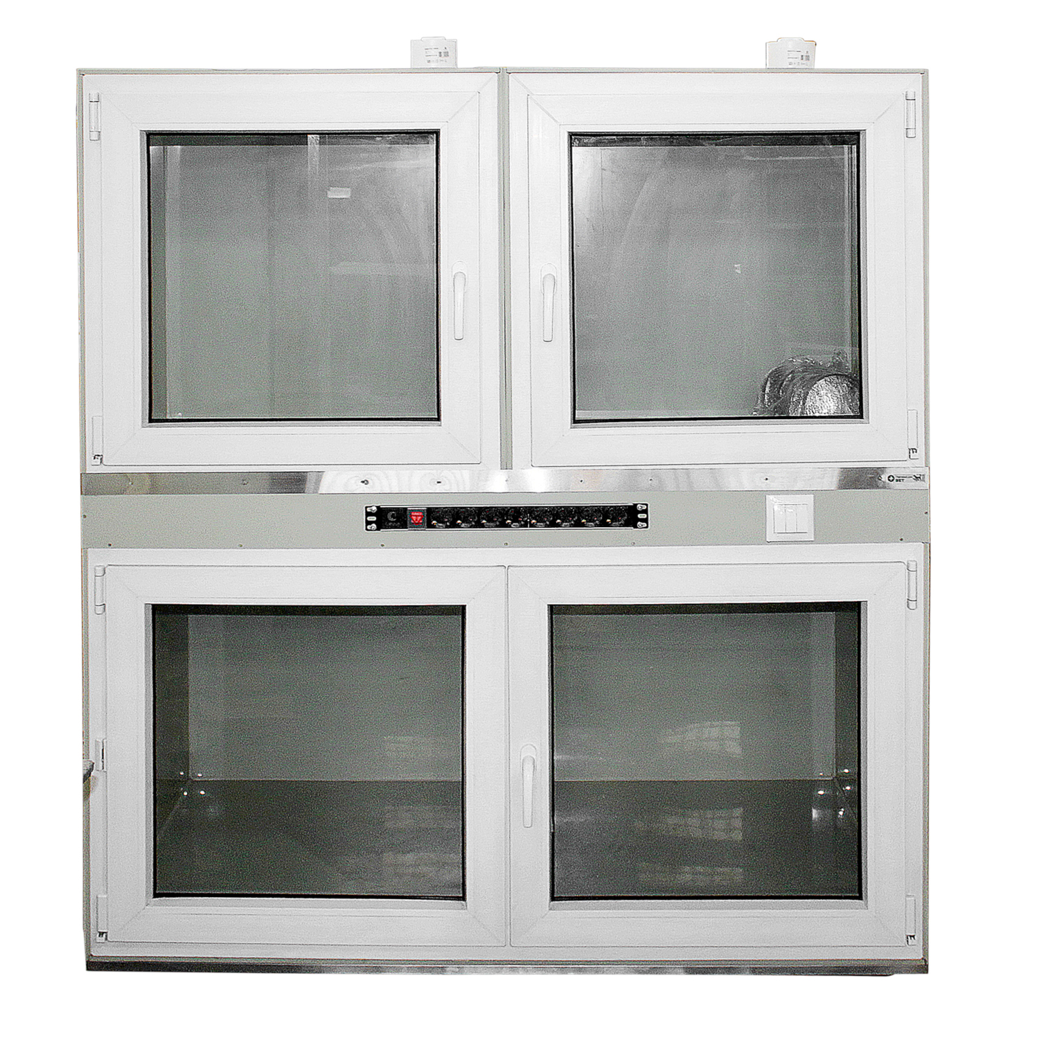 ТД ВЕТ Модуль из трех клеток для инфекционного стационара, 1470х900х1650(1810)h