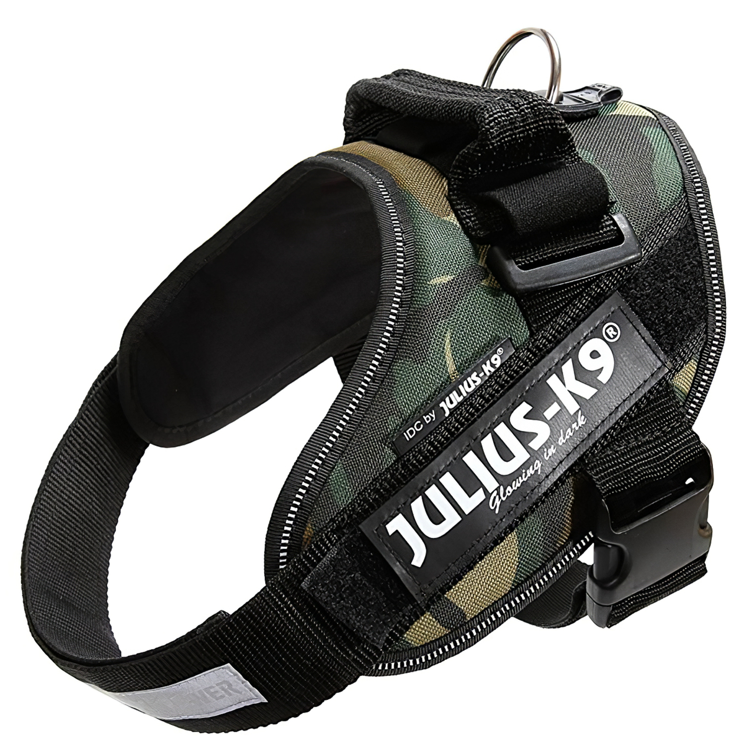 JULIUS-K9 шлейка для собак IDC®-Powerharness 0 (58-76см/ 14-25кг), камуфляж СКИДКА 50%