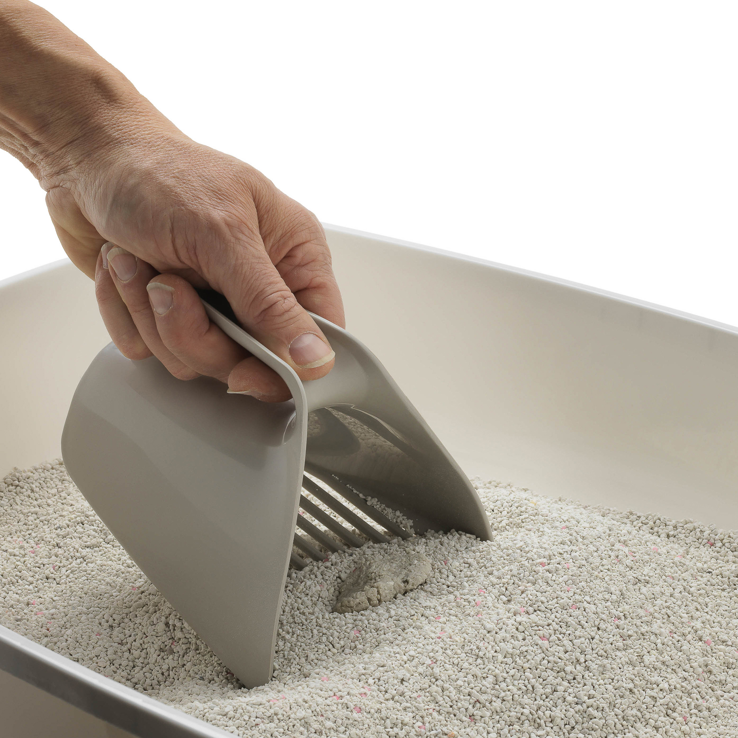 Moderna совочек Scoop & Sift 15x13x13h см отверстия узкие, серый СКИДКА 50%