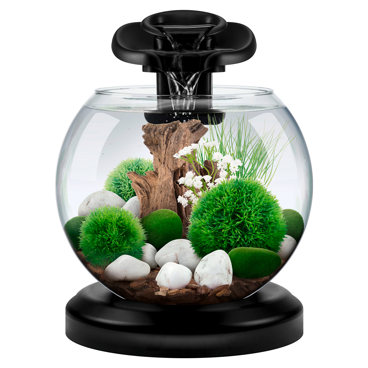 Tetra Cascade Globe Duo Waterfall аквариумный комплекс черный 6,8 л СКИДКА 60%