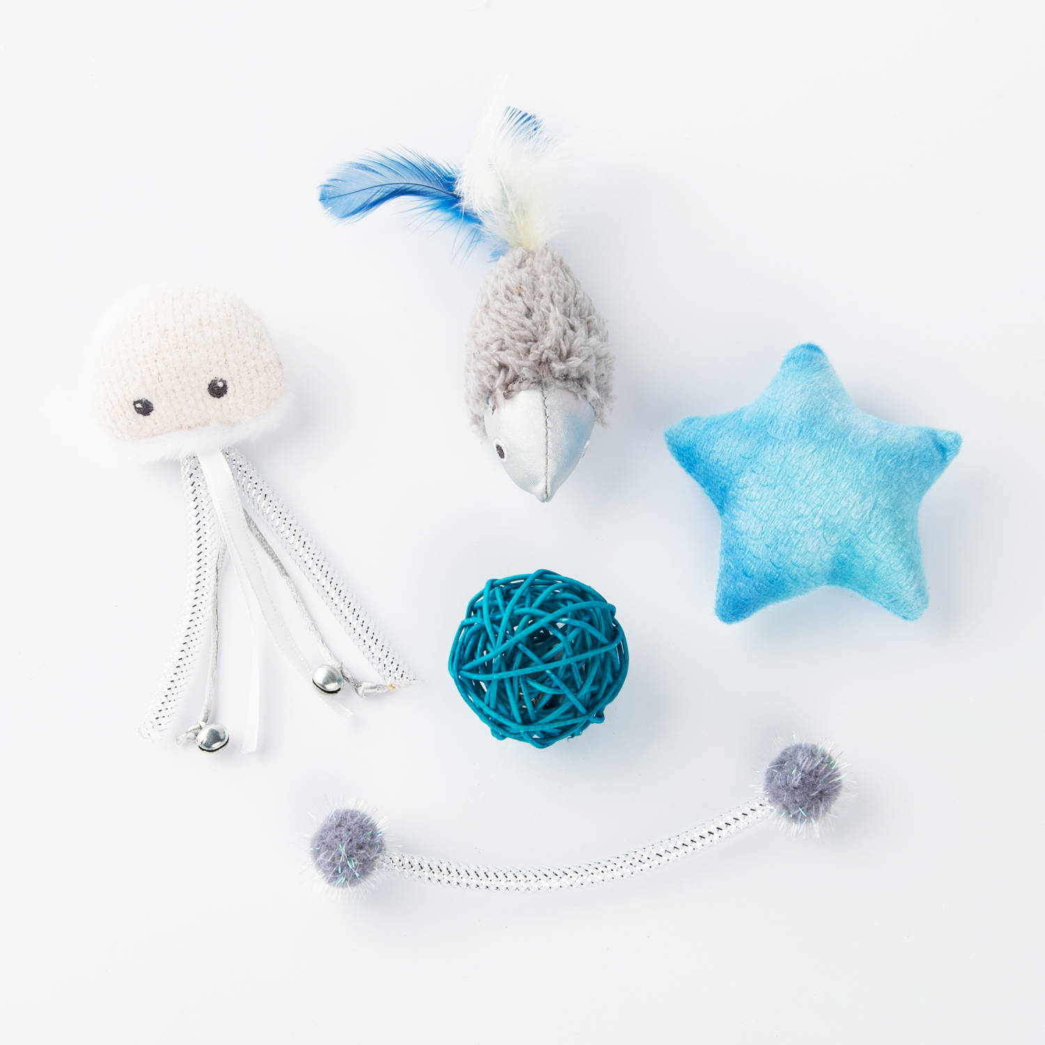 Игрушка Petpark для кошек Космический сет с кошачьей мятой (5 шт в комплекте) СКИДКА 50%