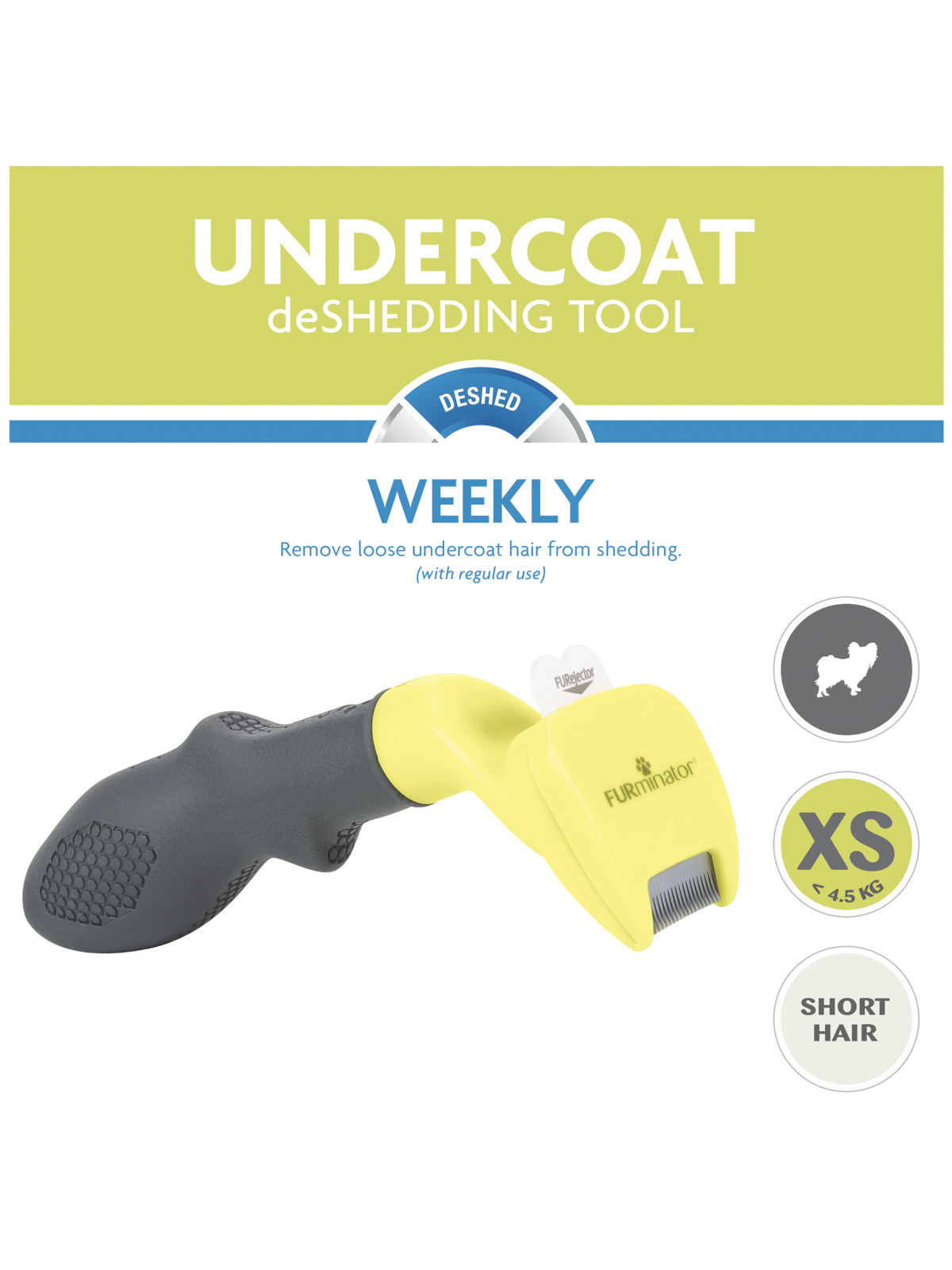 Фурминатор FURminator XS для карликовых собак с короткой шерстью СКИДКА 60%