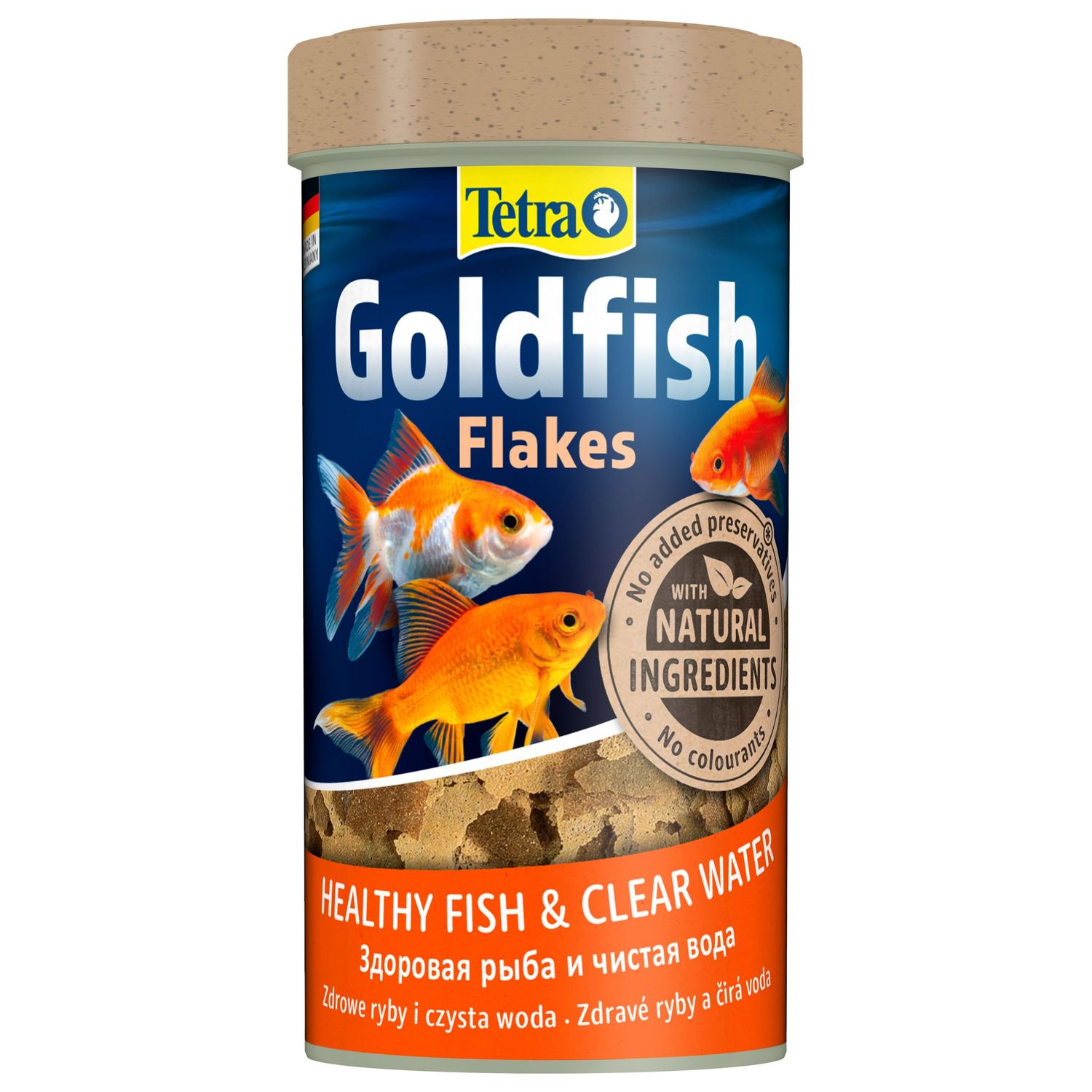 TetraGoldfish корм в хлопьях для всех видов золотых рыбок 250 мл