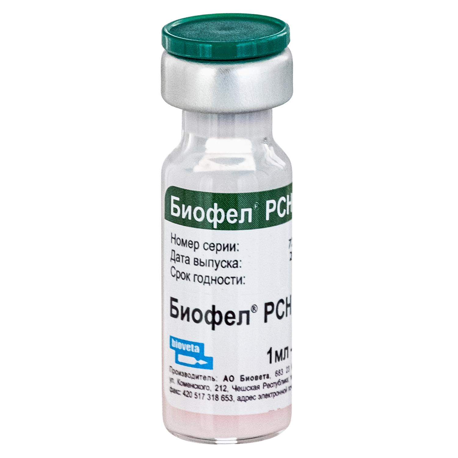 Вакцина Bioveta Биофел РCH для кошек 1 доза