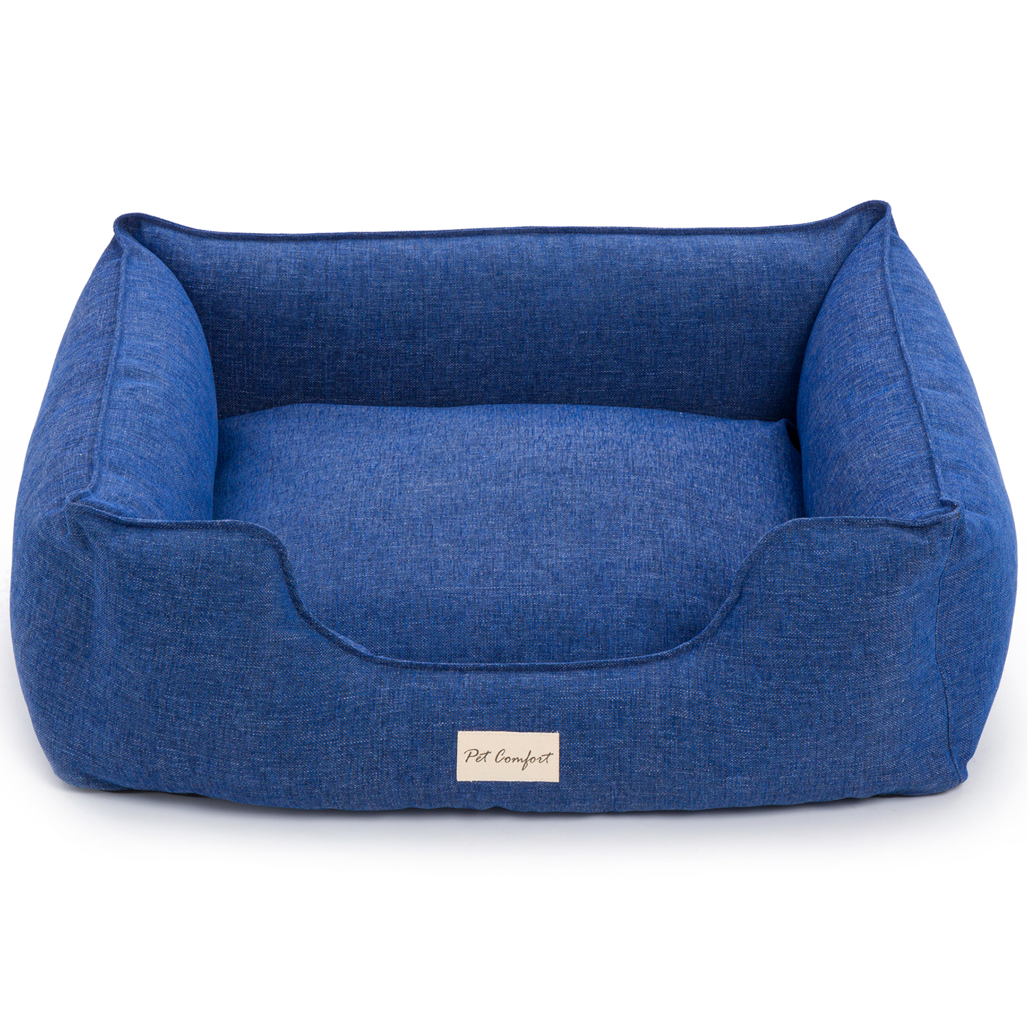 Лежанка Pet Comfort для собак средних пород, Alpha Mirandus 33, размер M, 65х80 см, синий СКИДКА 50%