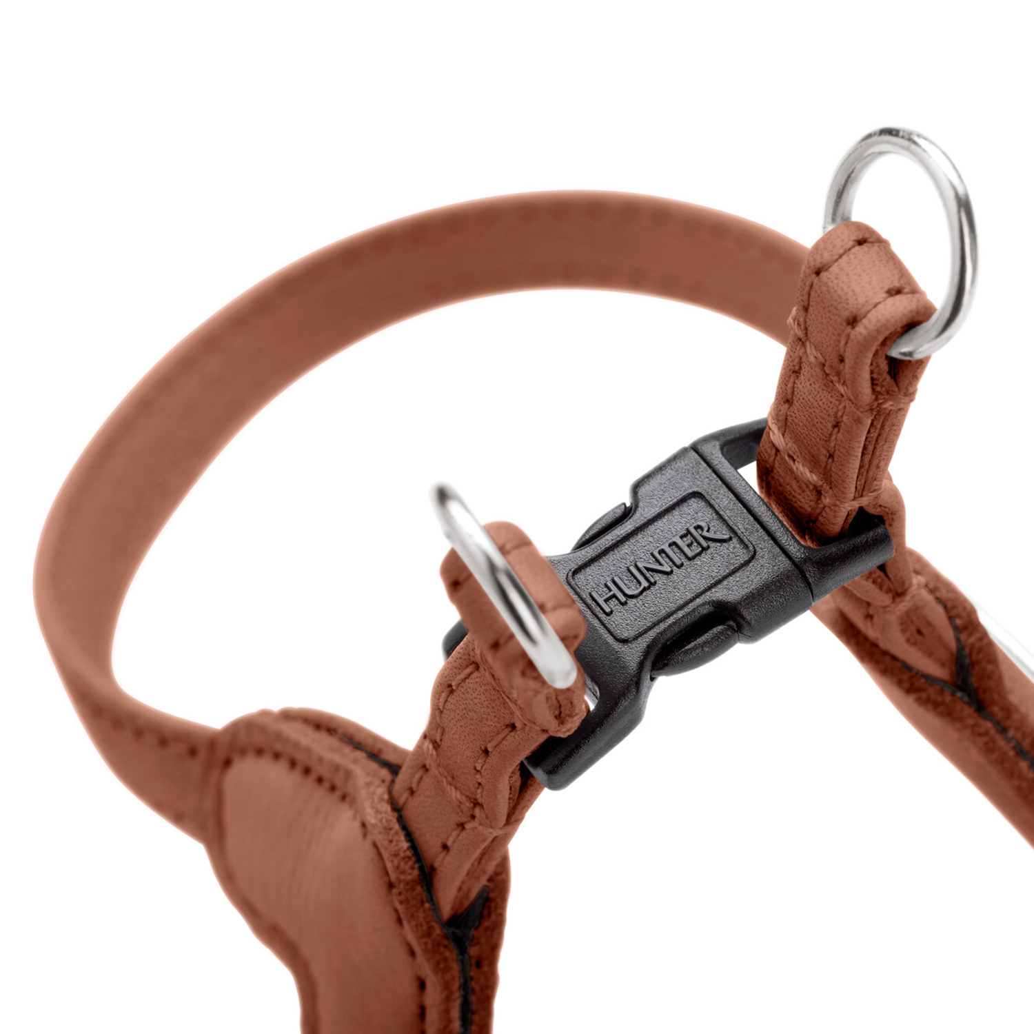 Hunter шлейка для собак Soho Mini XXS-XS (28-34 см), натуральная кожа, коричневая