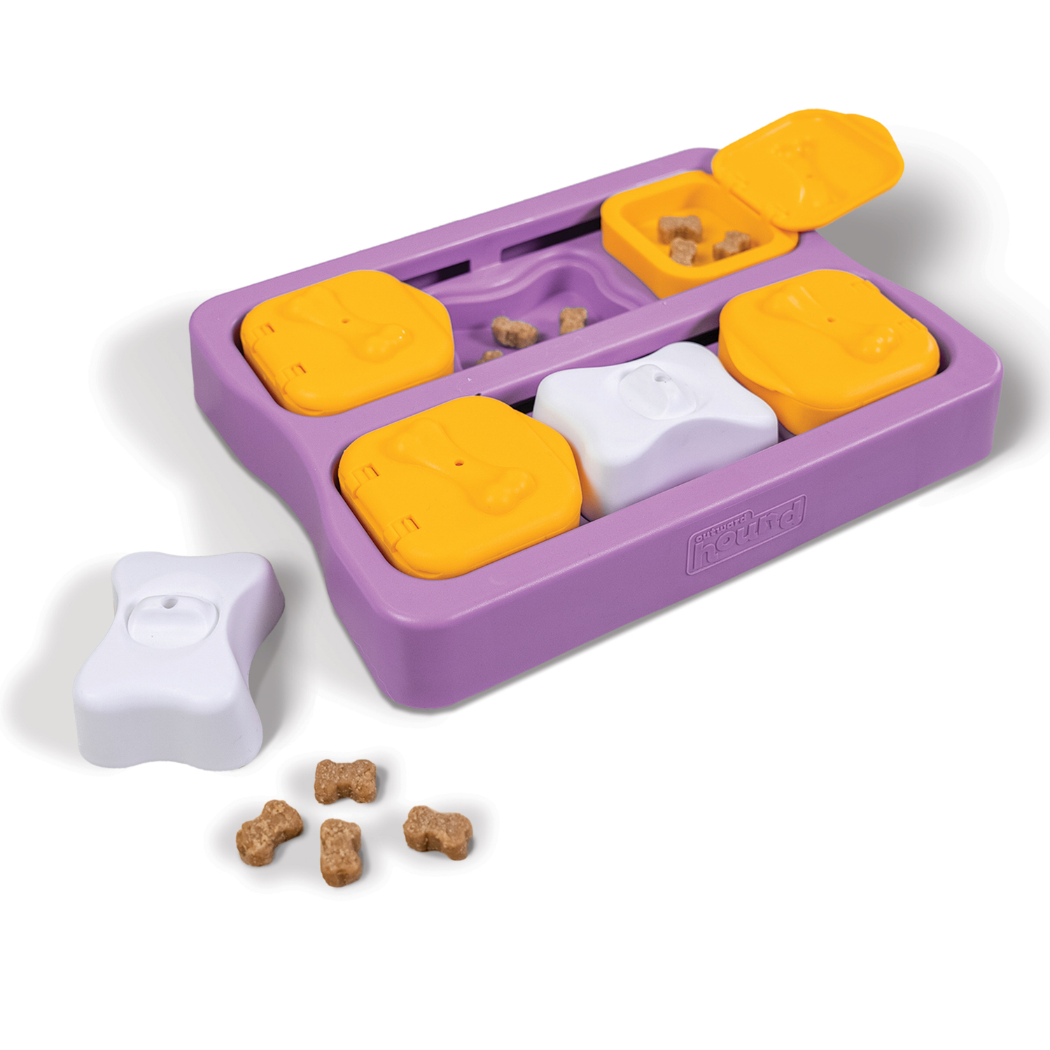 Игра-головоломка Nina Ottosson Brick mini для щенков и собак мелких пород, 2 уровень сложности (средний)