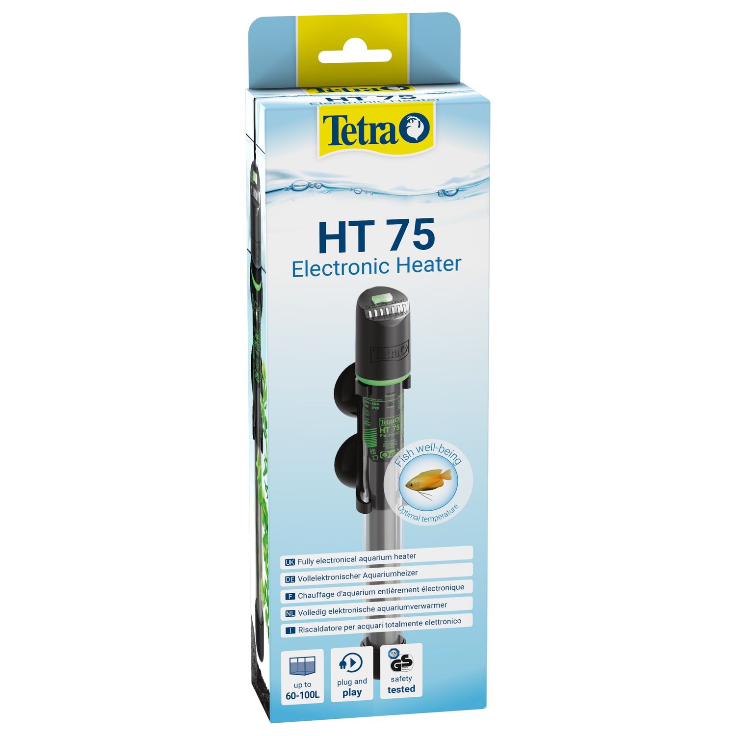 Нагреватель электронный Tetra HT 75 Bт для аквариумов 60-100л
