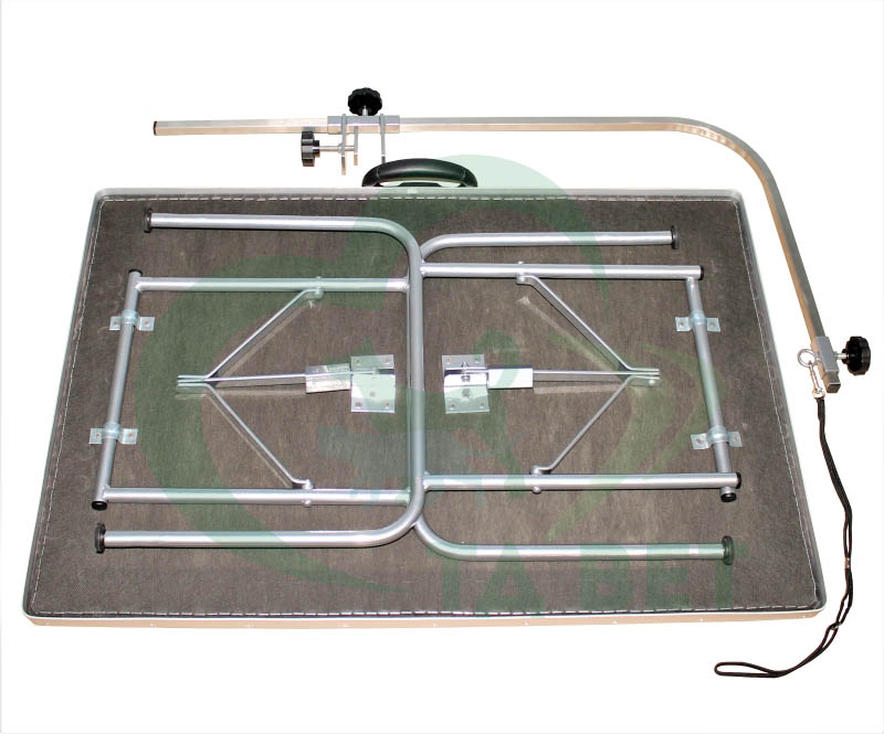 ТД ВЕТ Стол для груминга СВУ-13 с кронштейном, 1200х600х750h (каркас черный)