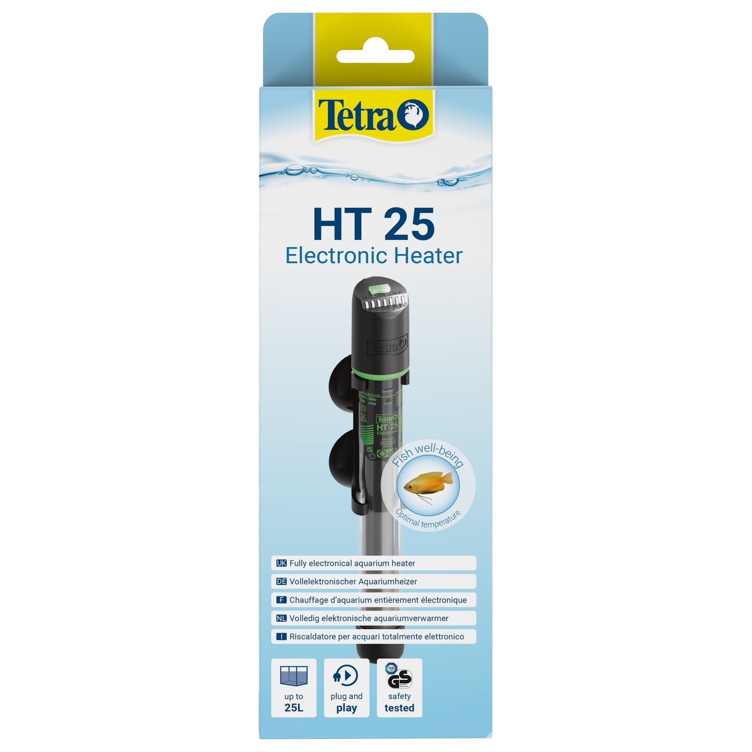 Нагреватель электронный Tetra HT 25 Вт для аквариумов 10-25л