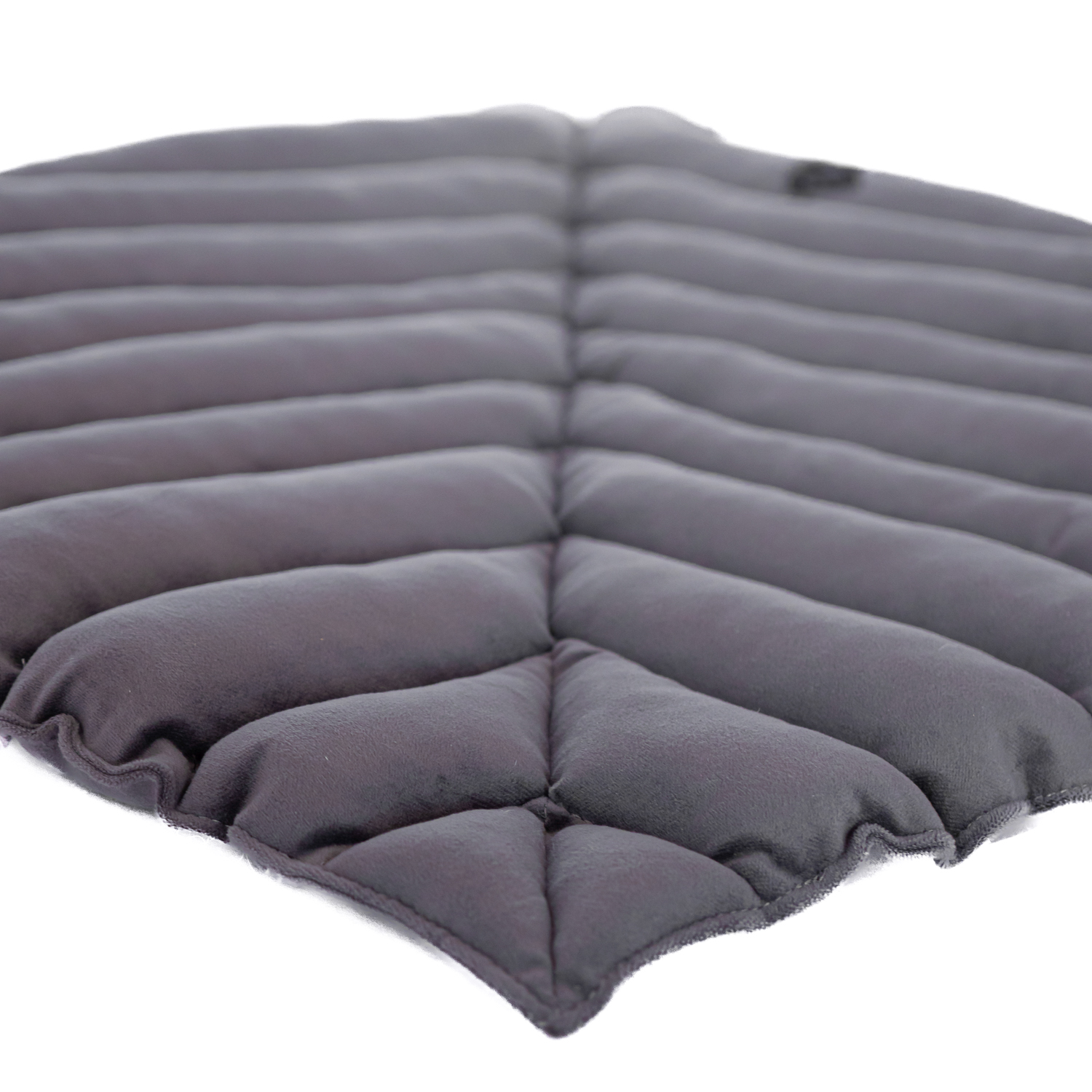 Лежанка Mr.Kranch для собак Листочек большая размер 120х73х6см серая