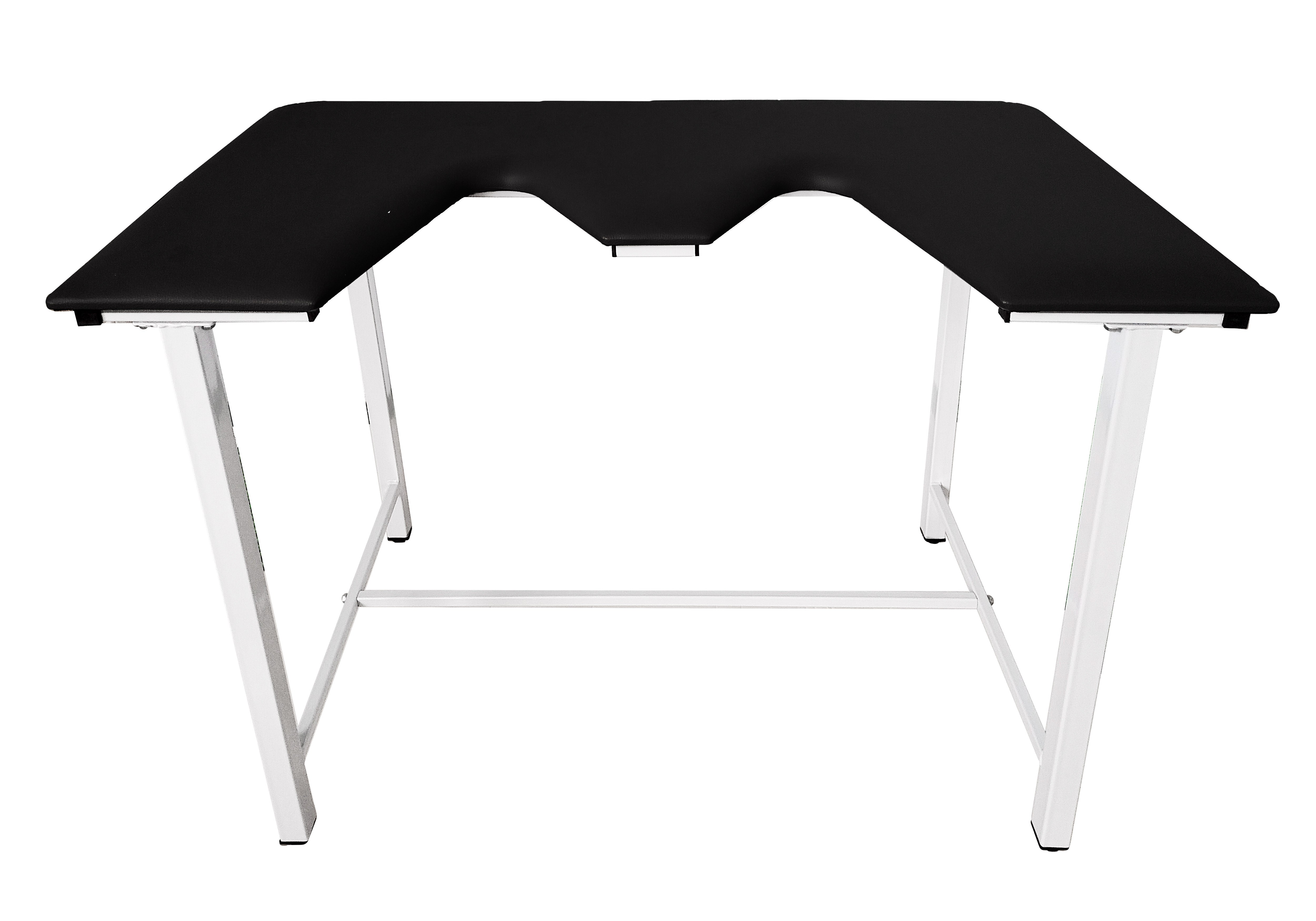 ТД ВЕТ Стол ветеринарный СВУ-5 для УЗИ, 1320x720x900, каркас белый, черная обивка