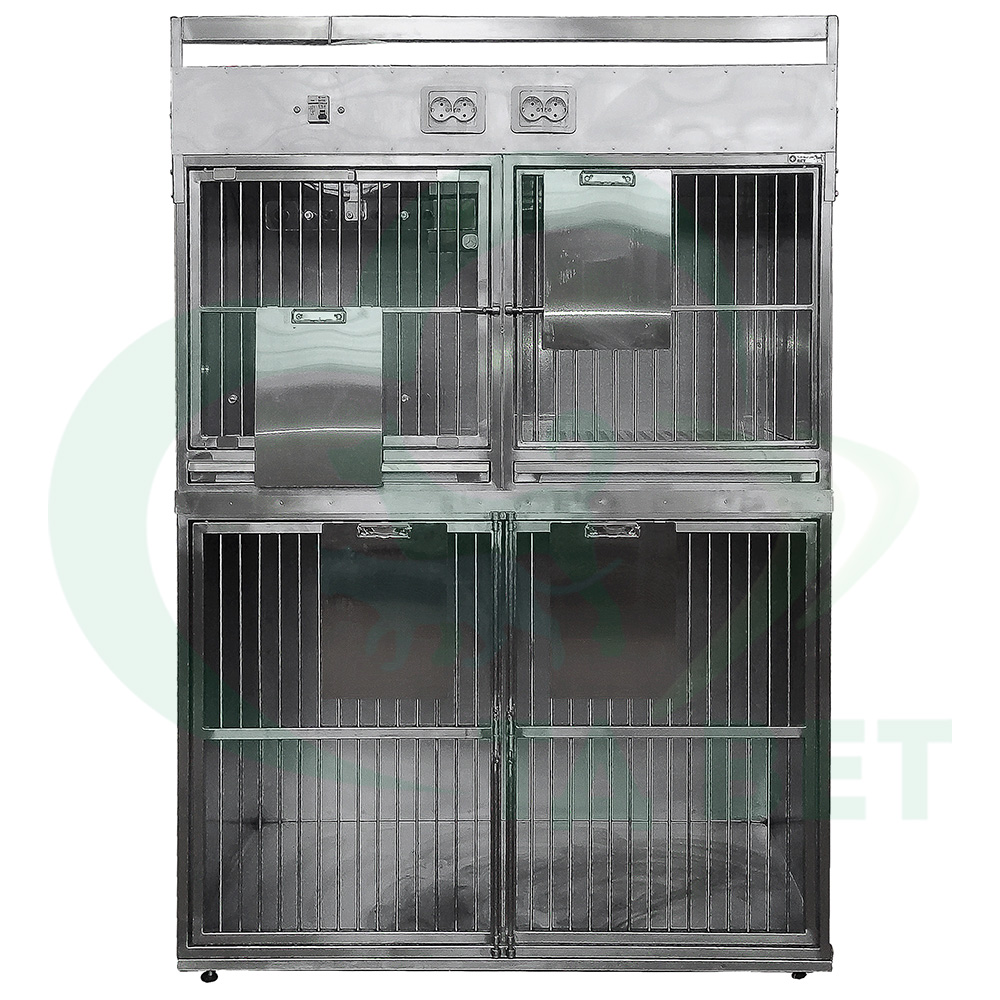 ТД ВЕТ Модуль из 4 клеток из нержавеющей стали с оксигенацией, 1200х700х(1680)1805h