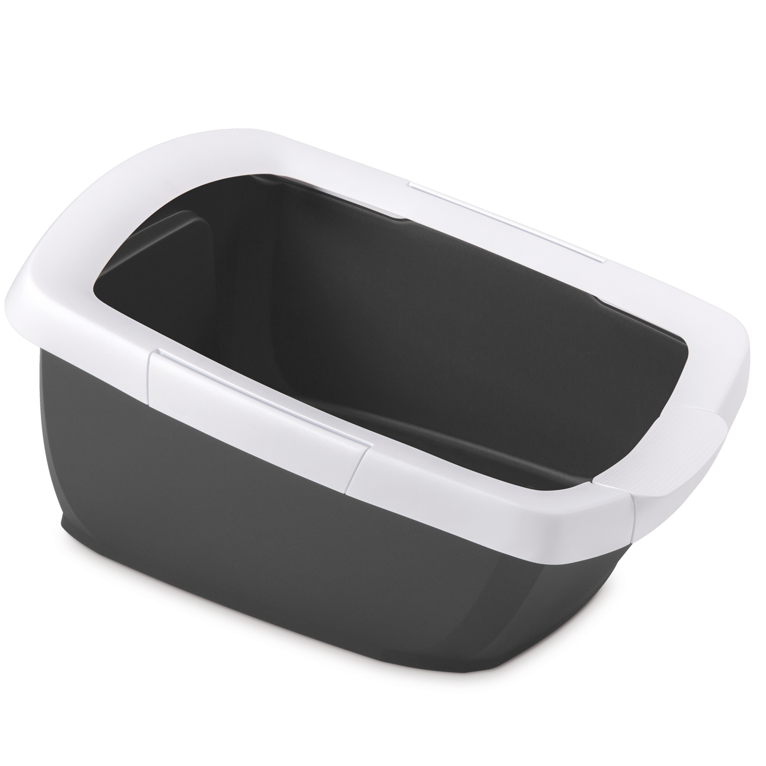 IMAC туалет-лоток для кошек FUNNY с высокими бортами 62х49,5х33h см, антрацит СКИДКА 40%
