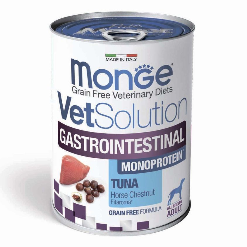 Диетический корм Monge VetSolution Dog Gastrointestinal Гастроинтестинал для собак при заболеваниях ЖКТ 400 г