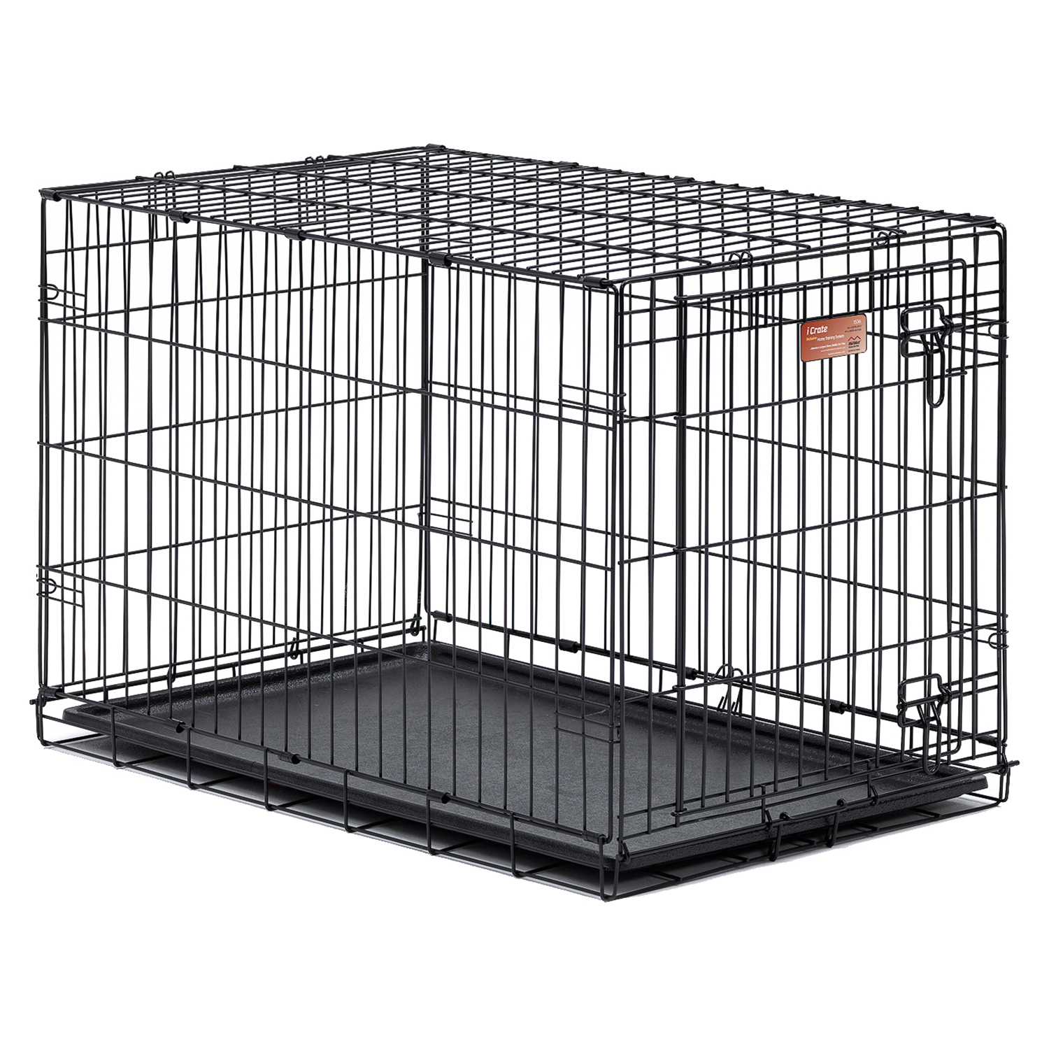Клетка MidWest iCrate для собак 93х58х63h см, 1 дверь, черная СКИДКА 20%