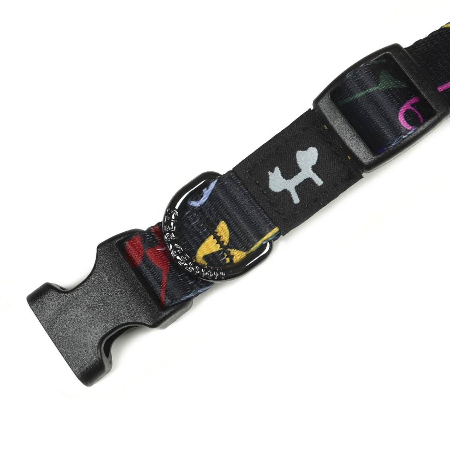 Ошейник United Pets для собак Complete me S 16 x 260/400mm, черный с разноцветными булавками