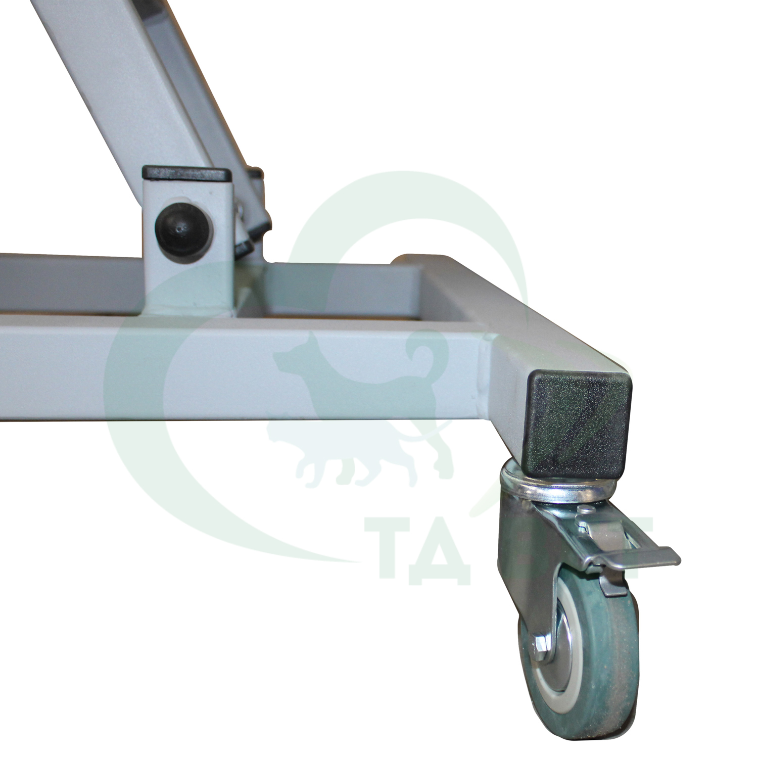 ТД ВЕТ Стол ветеринарный VETBOT-79 с носилками,1300x600x(330- 1050)h (каркас серый, пульт ручной)