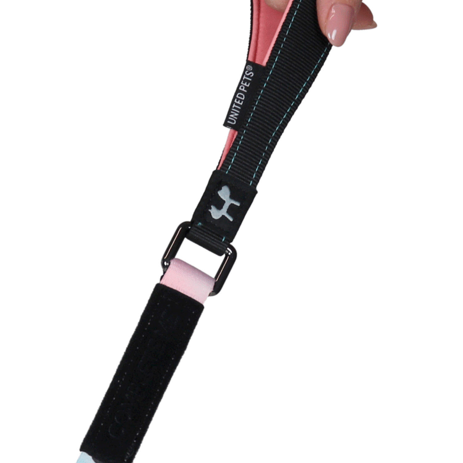 Поводок United Pets для собак Complete me 16 x 1400 mm, розово-голубой тай-дай СКИДКА 40%