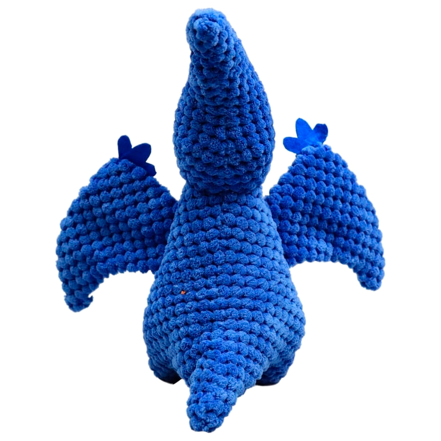 Игрушка Mr.Kranch для собак Птерозавр плюшевая с пищалкой 23 см голубая СКИДКА 50%