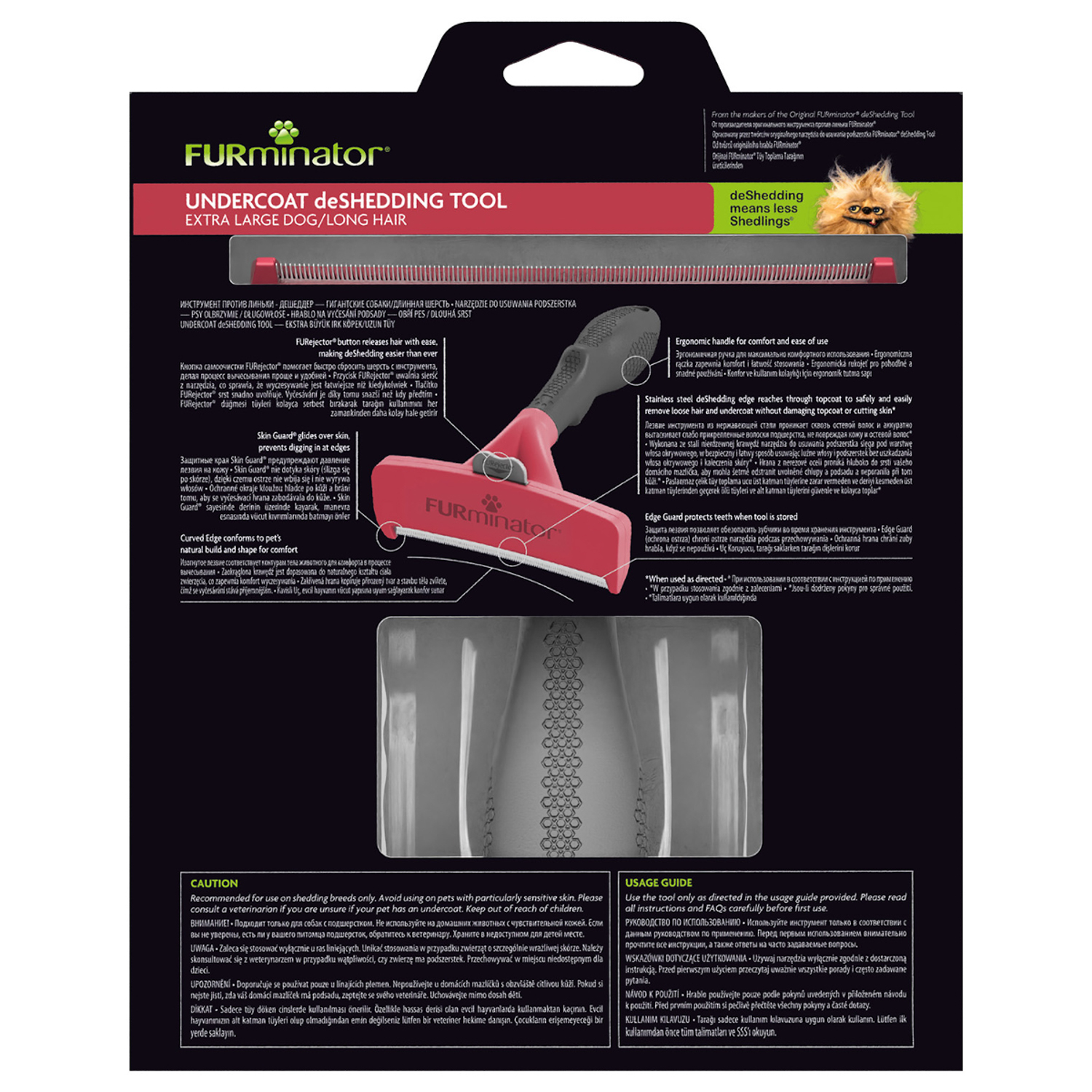 Фурминатор FURminator XL для гигантских собак с длинной шерстью