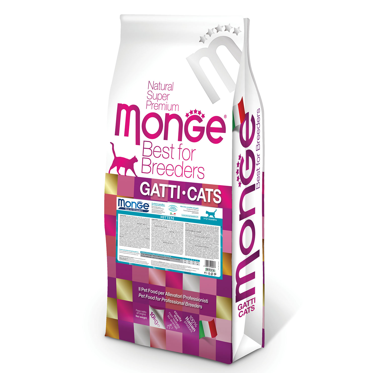 Сухой корм Monge PFB Cat Daily Line для котят, из курицы 10 кг