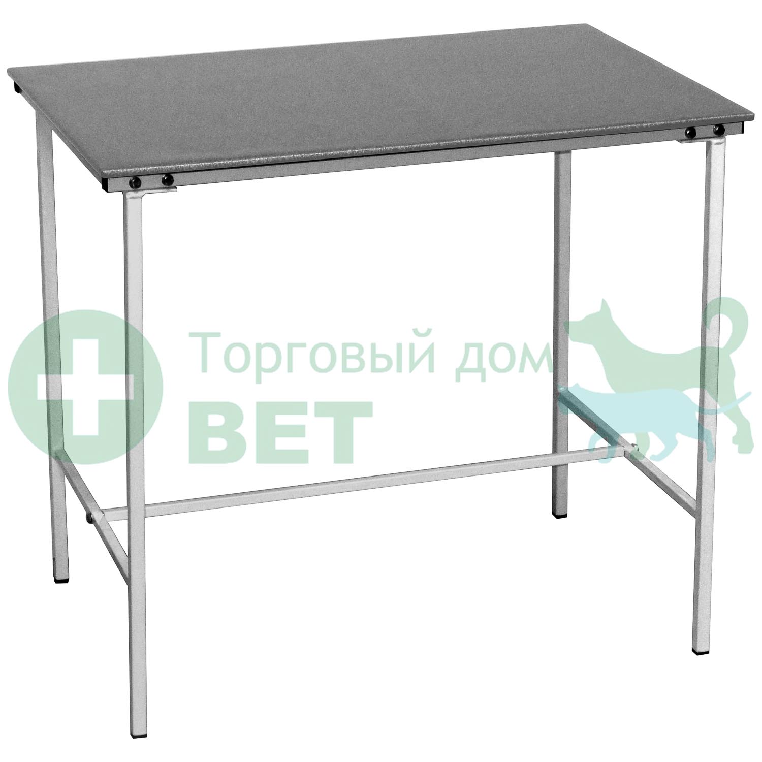 ТД ВЕТ Стол ветеринарный универсальный СВУ-2.01, столешница 900х600, высота 800 мм (каркас серый)