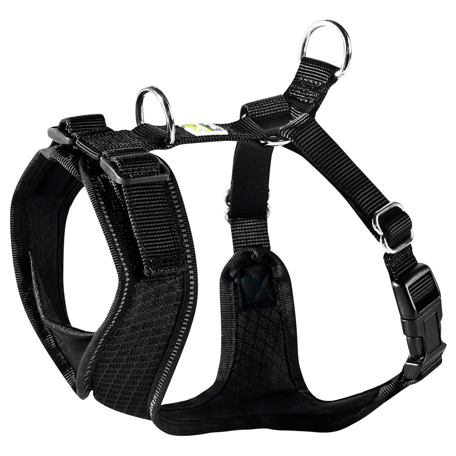 Hunter шлейка для собак Manoa XS (35-41 см) нейлон / сетчатый текстиль черная СКИДКА 50%