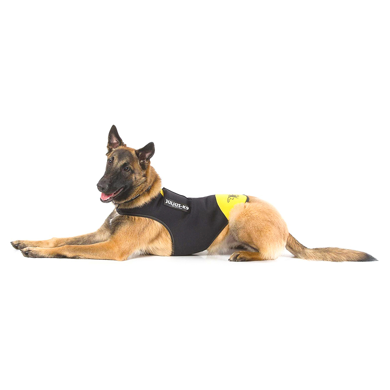 JULIUS-K9 жилет для собак Neoprene IDC® XL (70-90см / длина 57см), черно-желтый СКИДКА 50%
