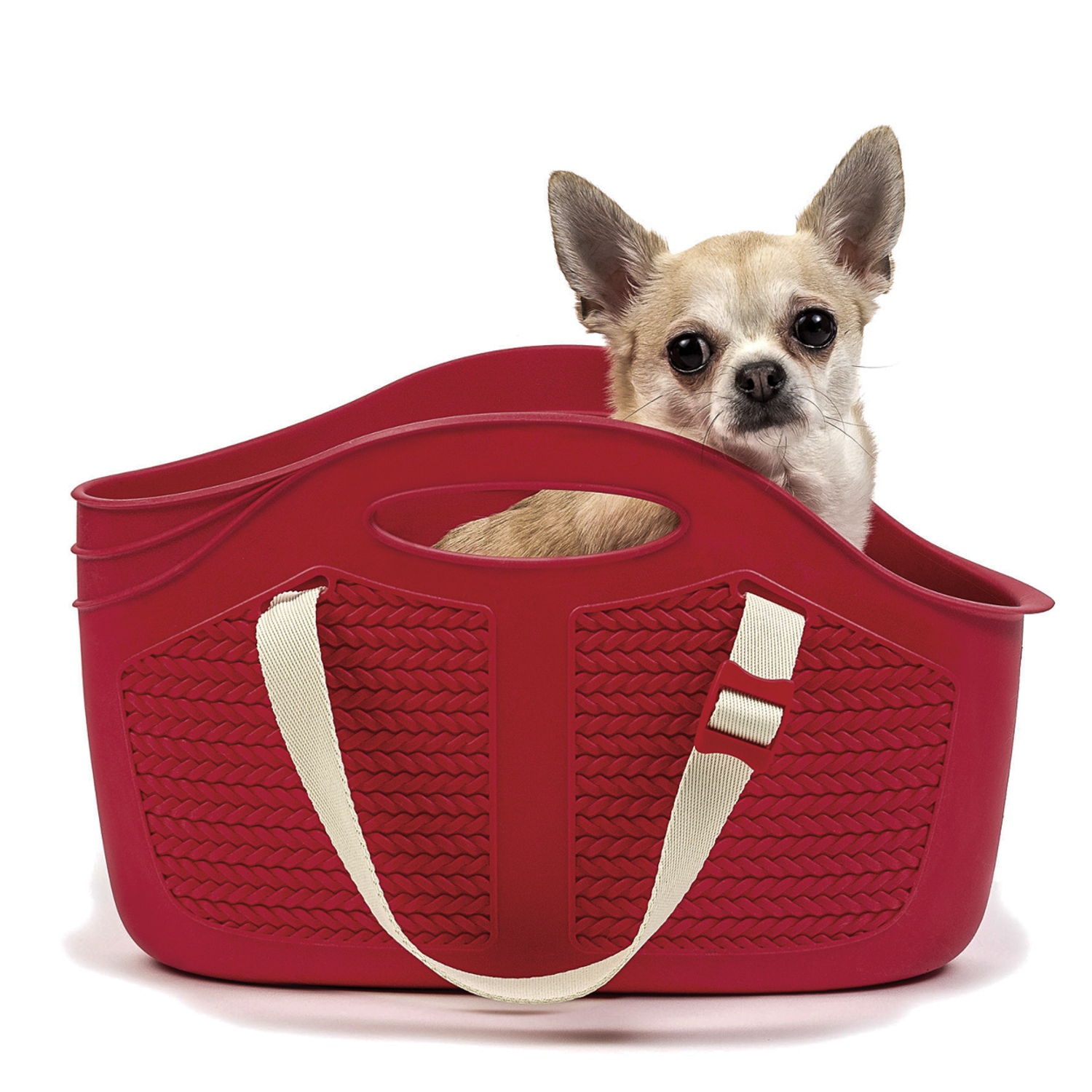 BAMA PET сумка-переноска для собак мини-пород и кошек MIA 40x15x24hсм, красная СКИДКА 50%