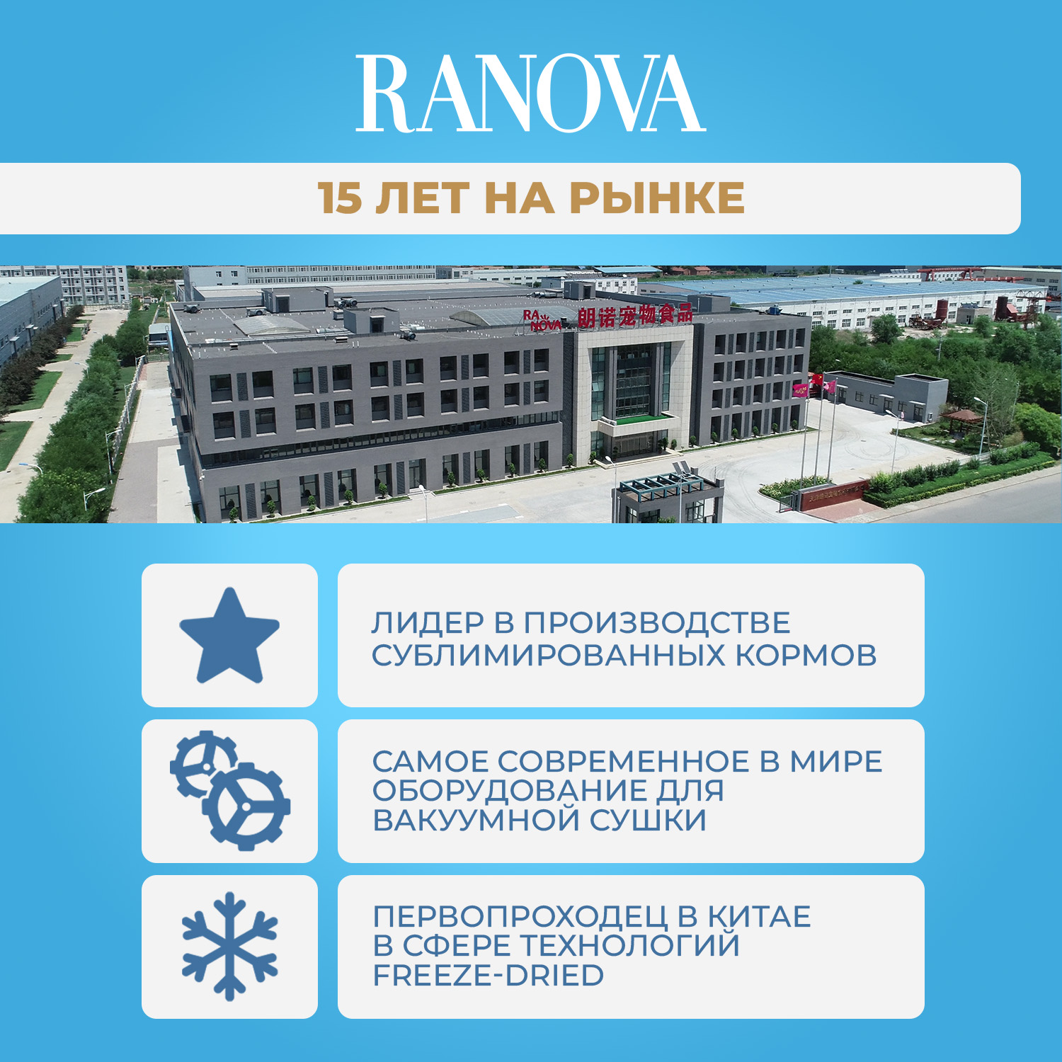 Лакомство Ranova для кошек сублимированное Лосось, 50 г