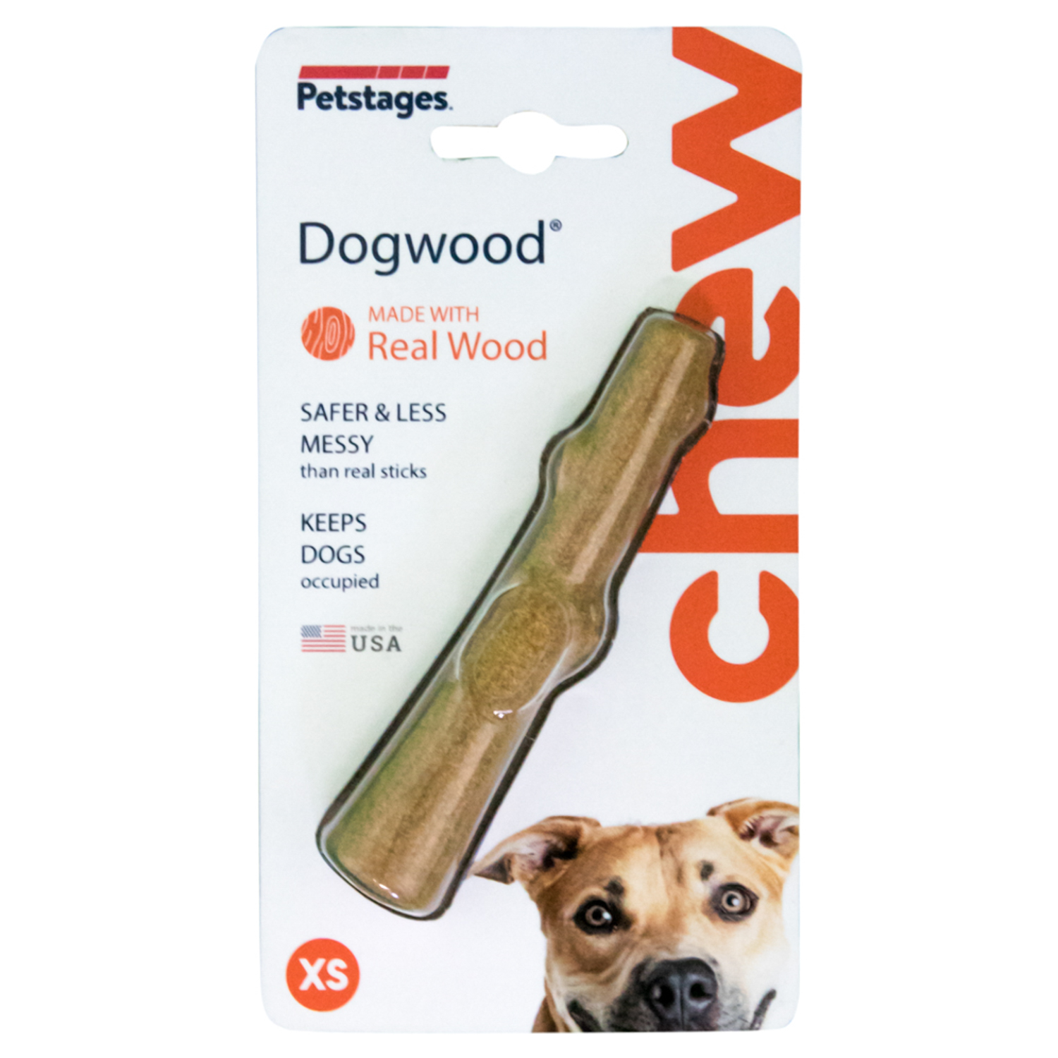 Petstages игрушка для собак Dogwood палочка деревянная 10 см очень маленькая