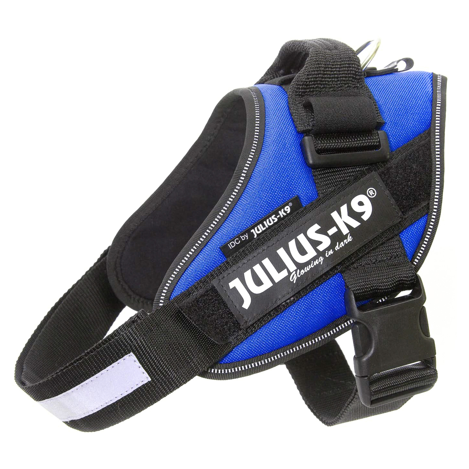 JULIUS-K9 шлейка для собак IDC®-Powerharness 2 (71-96см/ 28-40кг), синий СКИДКА 50%
