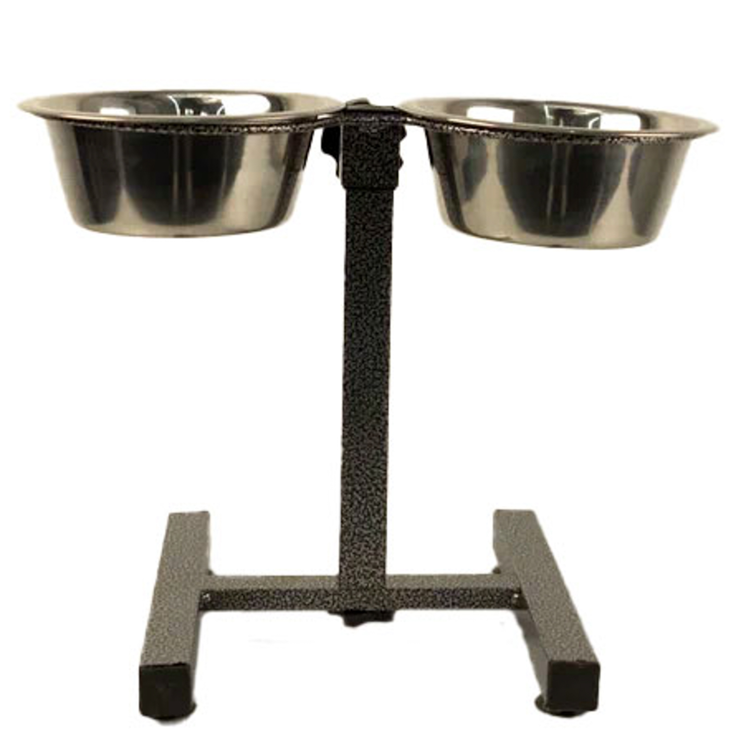 Миска двойная Mr.Kranch из нержавеющей стали на штативе 2х1800 мл