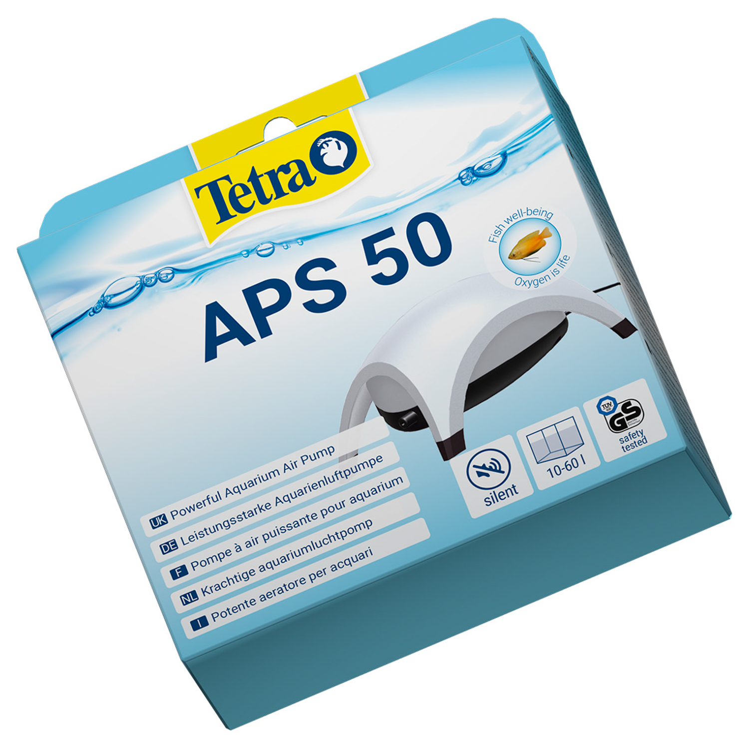 Tetra AРS 50 компрессор для аквариумов 10-60 л белый