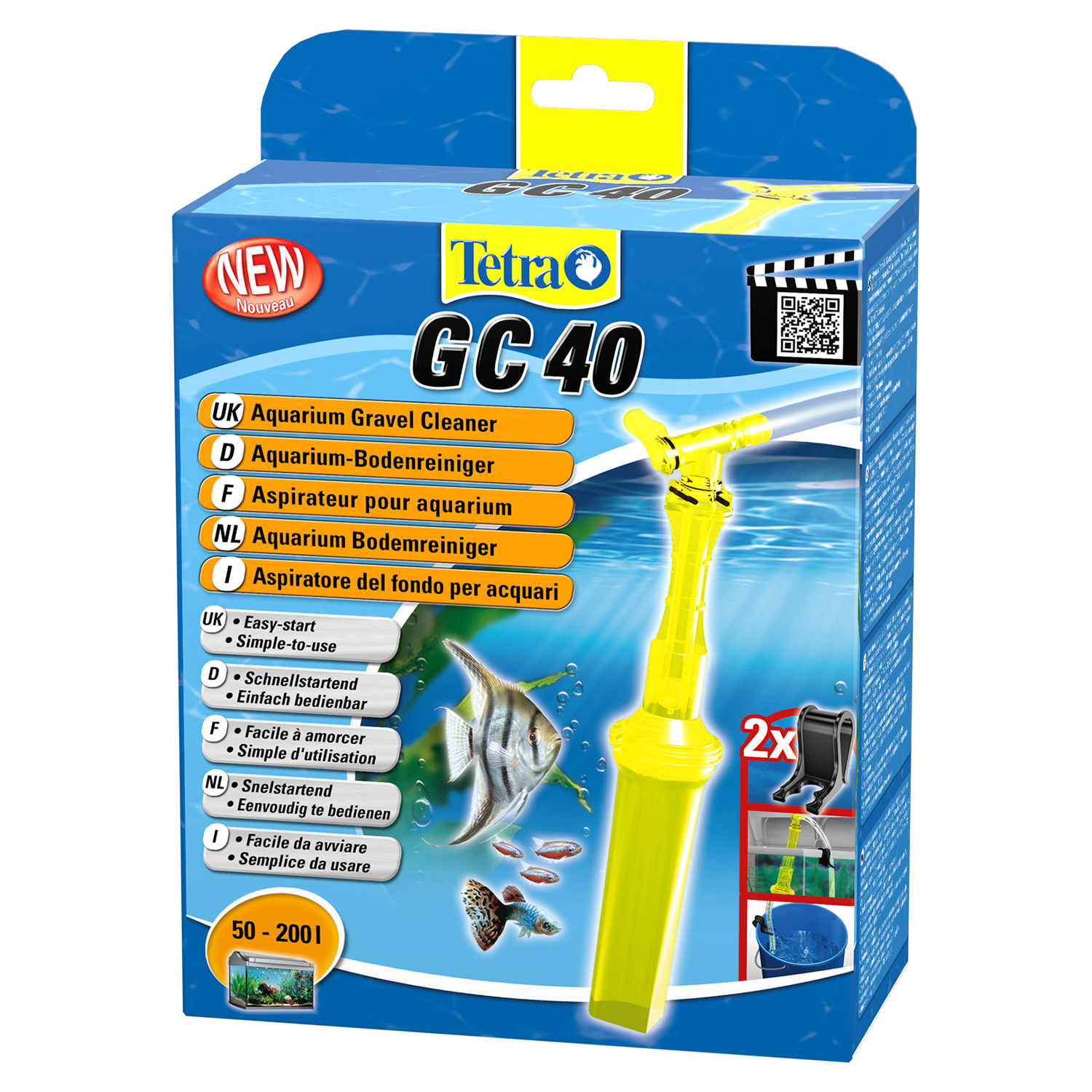 Tetra GC 40 грунтоочиститель (сифон) средний для аквариумов от 50-200 л СКИДКА 50%