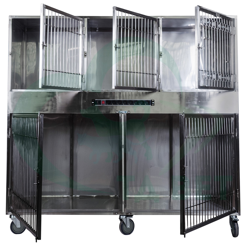 ТД ВЕТ Модуль клеток из нерж. стали, 2х ярусный из 5 клеток 2/3, 1800x600x1550(1720)h